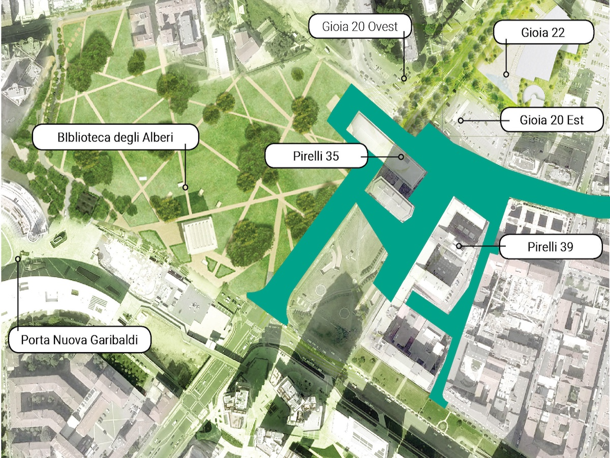 Milano – Verde e aree pedonali, l’area di Porta Nuova sempre più a misura d’uomo