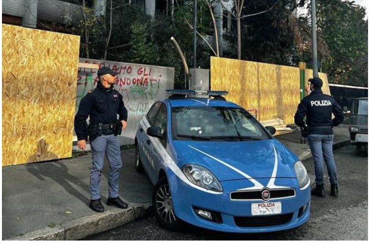 Milano – Polizia sgombera altri edifici abusivi in via Quintiliano. Qui 7 incendi in pochi anni