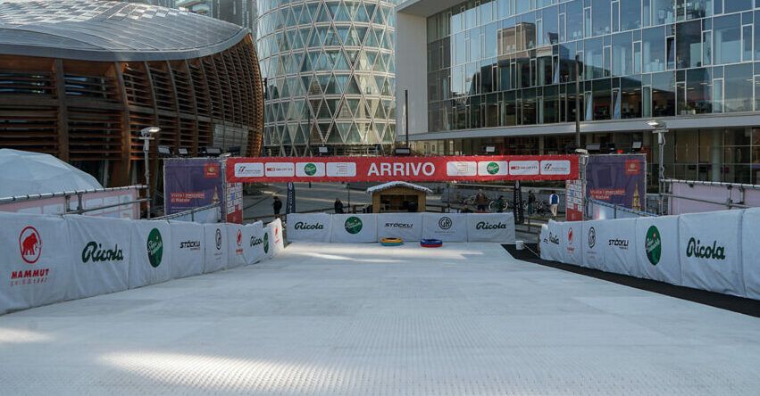 Milano – La pista da sci fra i grattacieli della città: ci sono anche lezioni gratuite