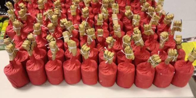 Milano – Bilancio controlli delle Feste di Natale: sequestrata una montagna di botti illegali: oltre 3 quintali