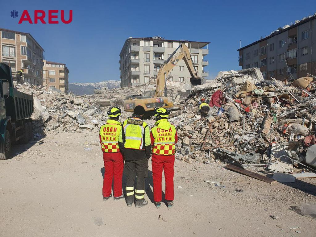 Terremoto in Turchia – Il Team ‘Lombardia’ in aiuto alla popolazione. Un orgoglio per il territorio