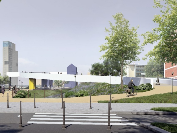 Milano : M4 San Cristoforo, al via i lavori per la passerella ciclo-pedonale: collegherà due aree strategiche. Il progetto