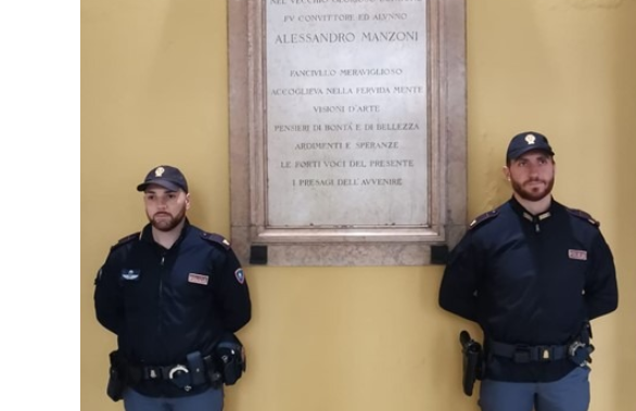 Milano – 150 anni dalla morte di Manzoni, anche la Polizia lo ricorda: “Studiò nel vecchio palazzo della Questura”