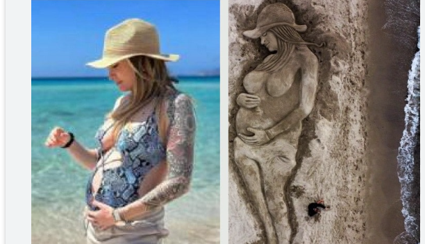 Omicidio di Giulia e il figlio mai nato – Una scultura di sabbia ricorda le due vite spezzate