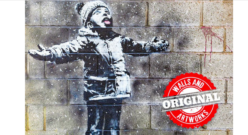 Una grande mostra alla Villa Reale di Monza – I muri dipinti da Banksy  (anche un murales su una superficie da 7 tonnellate)