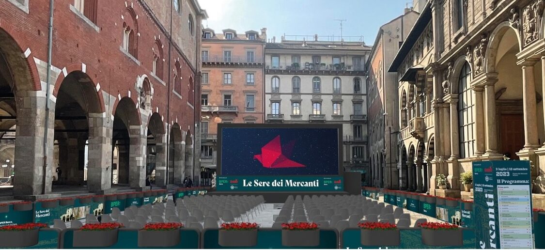 A Milano ancora grande cinema all’aperto e musica dal vivo in piazza dei Mercanti – L’appuntamento di stasera