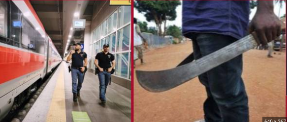 Milano – Terrore sul treno regionale: africani rapinano passeggeri a colpi di machete. 4 arresti