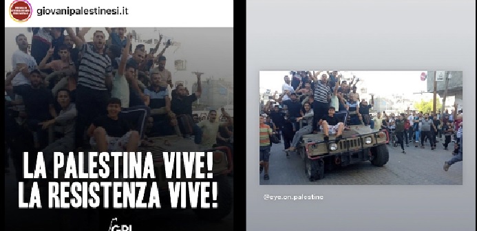 Milano – Collettivi studenteschi festeggiano Hamas: “Bello quando brucia Tel Aviv”. E il ministro Valditara manda gli ispettori