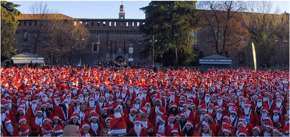 A Milano un “mare” di Babbi Natale – Torna la più grande (e benefica) corsa in Italia dedicata al Natale. L’evento