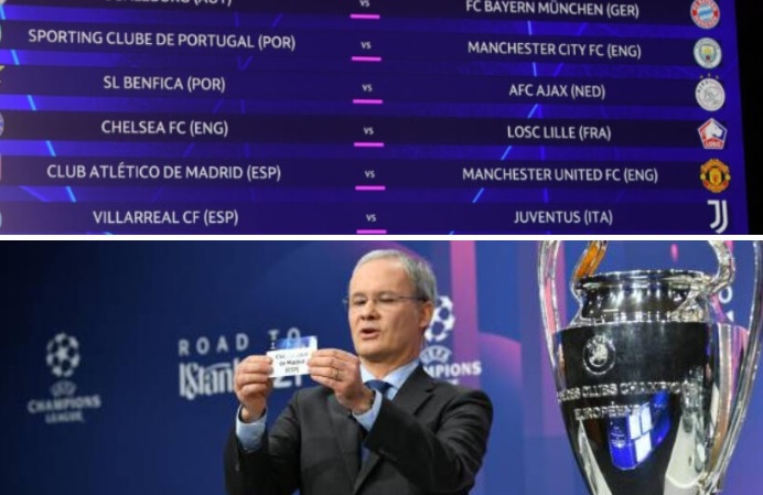 Sorteggi Champions – Ecco chi affrontano Inter, Napoli e Lazio agli Ottavi di finale