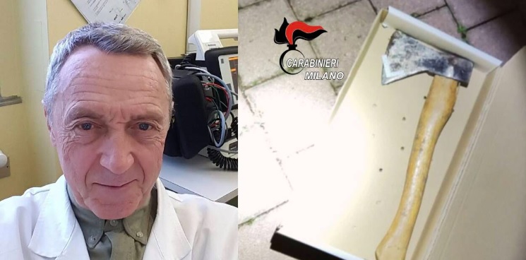 Milano: uccide medico con un’accetta fuori dall’ospedale. Condannato a 16 anni