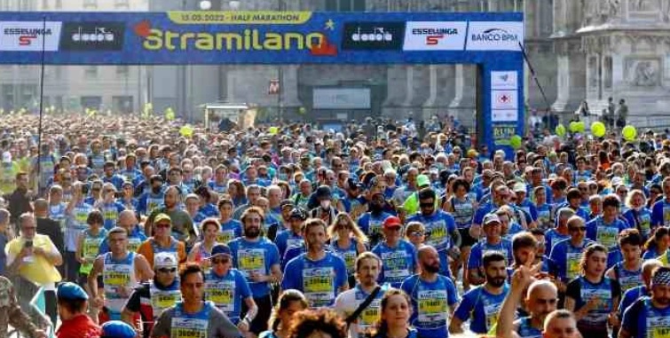 Milano: grande successo per la Stramilano Sottozero: una “folla” di partecipanti