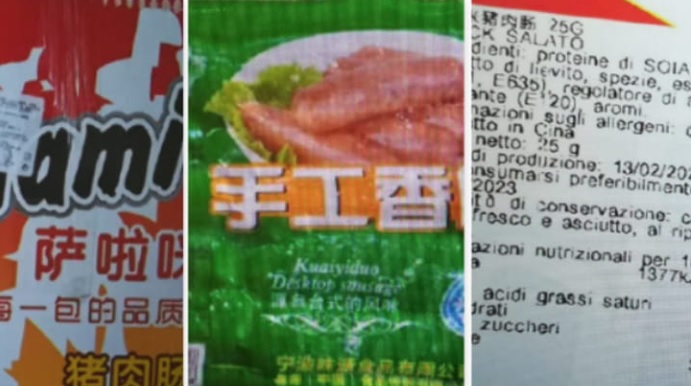 Milano- Trovati Virus in snack cinesi importati “Un fatto gravissimo”