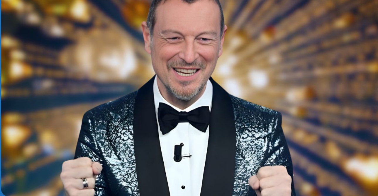 Sanremo, Amadeus vola con gli ascolti: meglio di lui solo Pippo Baudo – E Angelina Mango domina la classifica