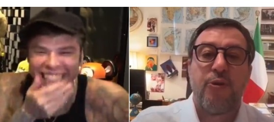 Milano – Fedez, “scherzone” telefonico a Salvini. La risposta del leghista: “Io lo facevo a 12 anni”