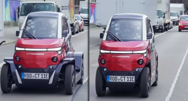 Milano  – Arriva l’auto che si restringe per evitare il traffico, “City Transformer” – Il prezzo