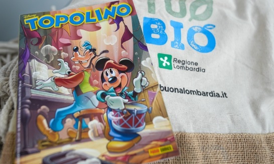 Milano –  Topolino racconta i piatti tipici lombardi in un numero speciale, fra risotto, polenta e “schiscetta”
