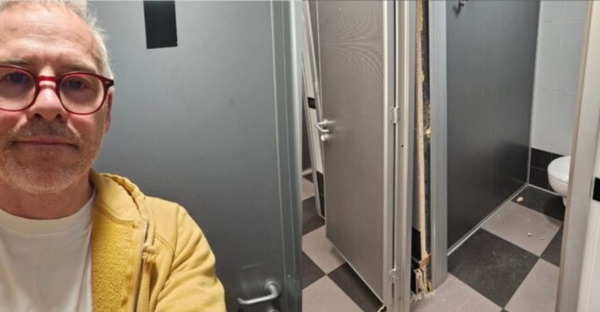 Milano – Disavventura a Malpensa per il pilota Villeneuve: intrappolato nel bagno, sfonda la porta e gli cade un mattone in testa. Cosa è successo