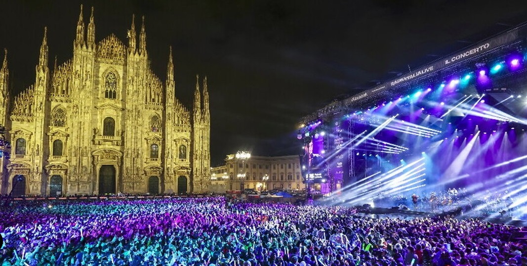Milano – Le più grandi stelle del pop italiano brillano in piazza Duomo: stasera il grande evento con il Radio Italia Live