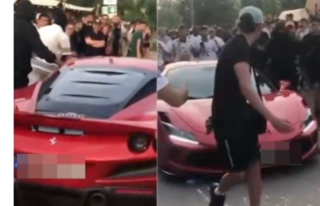 Milano – Baby Gang arriva al Carroponte con Ferrari da 200mila euro: gli sputano sull’auto