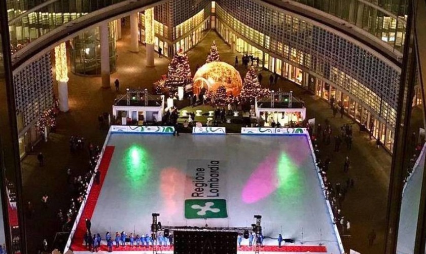 A Milano apre la pista di pattinaggio più grande: “Potrà ospitare oltre 40 mila persone”