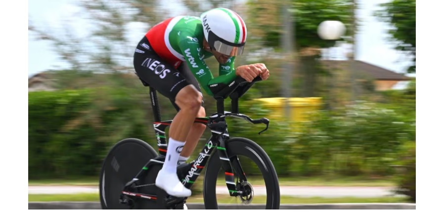 ‘Freccia’ Ganna! fa 40 Km in bici a 50 km orari! E’ campione italiano per la settima volta: l’impresa della Stella azzurra