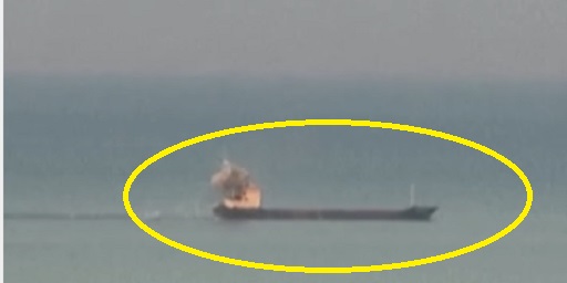 Nave cargo tedesca colpita da droni russi vicino a Odessa -Battaglia nel Mar Nero
